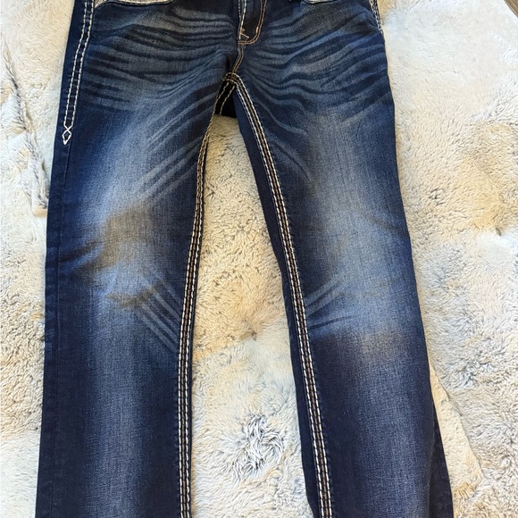 Rock Revival Indigo Straight Leg Jeans - Picture 1 of 6